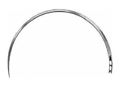 ШОВНА ГОЛКА №E000 КОЛЮЧА 70 mm, Ø 1,10 mm